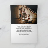 Carte Fruitcake de la souris magique d'hiver Noël (Intérieur)