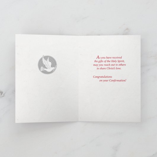 Carte Fruits de confirmation de l'Esprit (Intérieur)