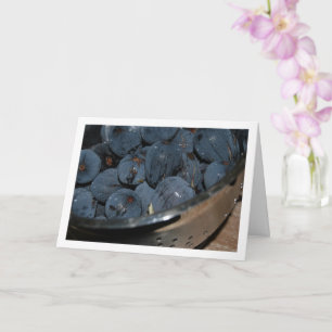 Carte Fruits de figues dans la passoire