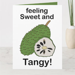 Carte Fruits de Guanabana Sentiment Douce Et Acidulée
