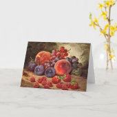 Carte Fruits d'été (Fleur jaune)