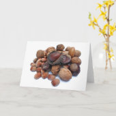 Carte Fruits du défunt automne (Fleur jaune)