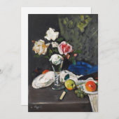 Carte Fruits et Roses à vie morte | George Leslie Hunter (Devant / Derrière)