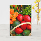 Carte Fruits tropicaux (Fleur jaune)