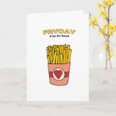 Carte Fry Day Je suis dans Love Anniversary Card (Fleur jaune)
