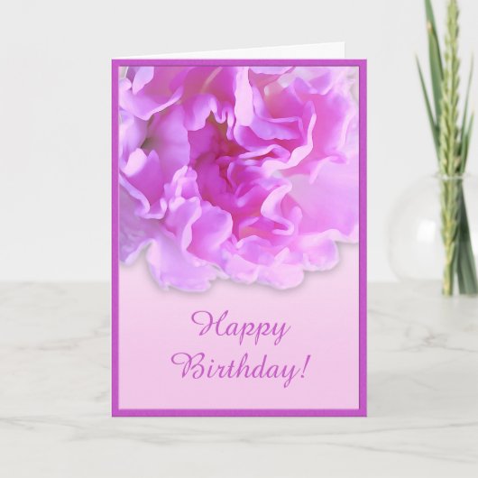 Carte Fuchsia Carnation (Devant)