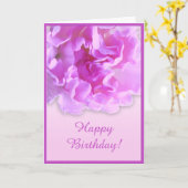 Carte Fuchsia Carnation (Fleur jaune)