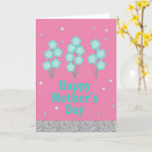 Carte Fuchsia Field Mothers Day Card (Fleur jaune)