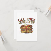 Carte Full Stack Developer Software Programmer Pun cadea (Devant/Arrière en situation)