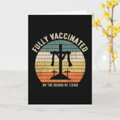 Carte Fully Vaccinated By The Blood Of Jesus Christian (Fleur jaune)