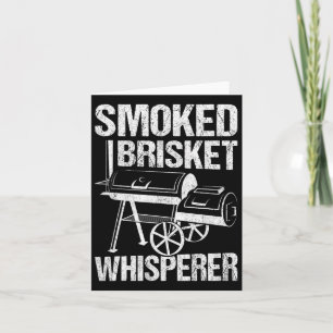 Carte Fumé Brisket Whisperer Fumer Viande Rbecue Vinta