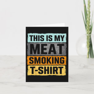 Carte Fumeur Bbq C'Est Ma Viande Fumer