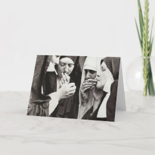 Carte Fumeurs de nonnes