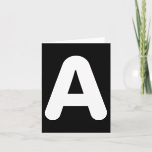 Carte Fun A Letter Costume d'Halloween pour le jumelage