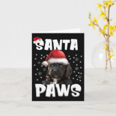 Carte Fun Apoo lumières de Noël Arbre Amoureux des chien (Fleur jaune)