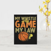 Carte Fun Basketball Réf 1 (Fleur jaune)