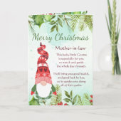 Carte Fun belle-mère Noël Lucky Gnome Blank Card (Devant)