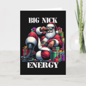 Carte Fun Big Nick Energy Fun Santa Claus Noël Noël Noël (Devant)