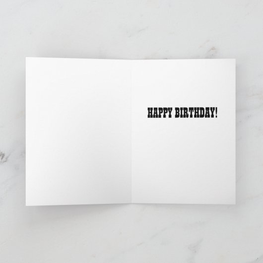 Carte Fun birthday card (Intérieur)