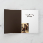 Carte Fun Birthday Western Wild West Humour (Intérieur)