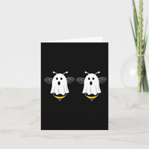 Carte Fun Boo Bees Couples Costume Halloween pour femmes