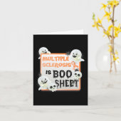 Carte Fun Boo Halloween Ghost Ms Multiple Sclerose (Fleur jaune)