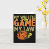 Carte Fun Bysketbyll Citations d'arbitre Don I Hoops Ref (Fleur jaune)