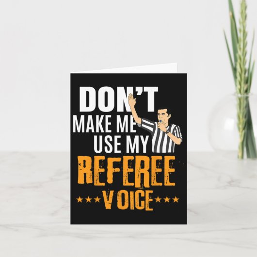 Carte Fun Bysketbyll Ref Hoops - Bysketbyll Arbitre (Devant)