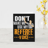 Carte Fun Bysketbyll Ref Hoops - Bysketbyll Arbitre (Fleur jaune)