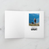 Carte Fun Chien Papa Anniversaire Pensée Bulle Photo Ble (Intérieur)