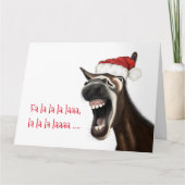 Carte Fun Christmas Card, Singe (Devant)