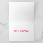 Carte Fun Christmas Card, Singe (Intérieur)