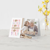 Carte Fun Christmas Family Photo (Fleur jaune)