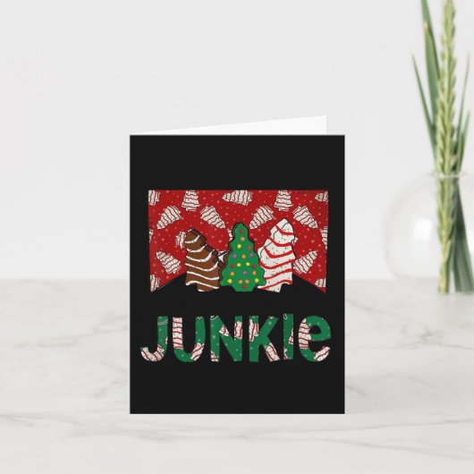 Carte Fun Christmas Tree Cake Junkie Tis Season West (Devant)