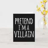 Carte Fun Easy Lazy Halloween PRÉTEND JE SUIS UN COÛT VI (Fleur jaune)