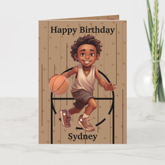 Carte Fun Ethnic Boys Secret Message Joyeux anniversaire (Devant)