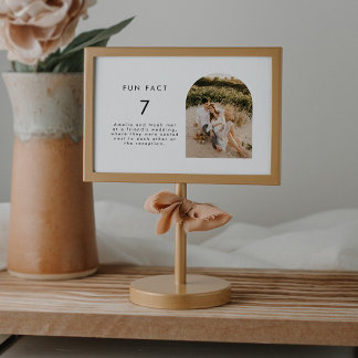 Carte Fun Fact Mariage Numéro de la photo