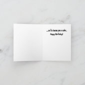 Carte Fun Fried Bacon Lover Anniversaire (Intérieur)