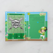 Carte Fun Girls Softball Word Recherche Joyeux Anniversa (Intérieur)