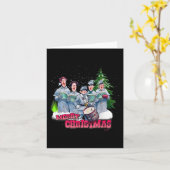 Carte Fun Guerre civile Noël (Fleur jaune)