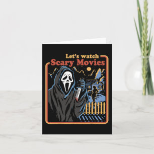 Carte Fun Halloween Regardons Horror Movies Ghost