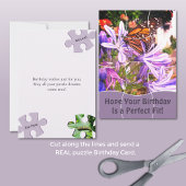 Carte Fun Jigsaw Puzzle "Mock" 12pc Custom Image B'day