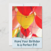 Carte Fun Jigsaw Puzzle "Mock" 12pc Custom Photo B'day (Devant)