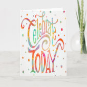 Carte Fun Joyeux Célébrez Aujourd'Hui Joyeux Anniversair (Devant)