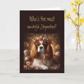 Carte Fun Les Plus Merveilleux Stepmère? Anniversaire (Fleur jaune)