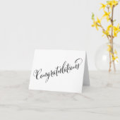 Carte Fun Lettering Festive Félicitations (Fleur jaune)