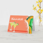 Carte Fun Party (Fleur jaune)