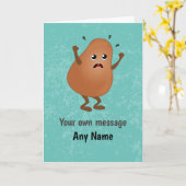 Carte Fun Potato Temper Tantrum - Wirer Spud Custom (Fleur jaune)