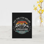 Carte Fun Premier jour d'école (Fleur jaune)