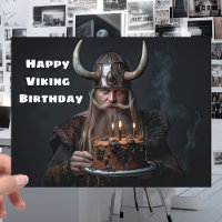 Fun Scandinavian Viking Warrier - Nordique Anniver